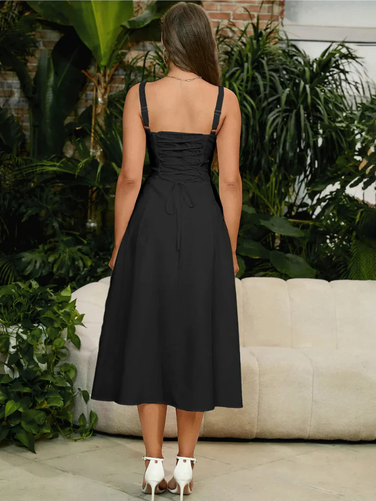 AMSTERDAM BOUTIQUE | ZWART ZOMERJURKJE